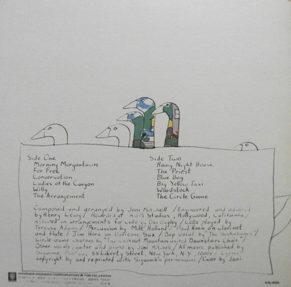 Joni Mitchell - Ladies Of The Canyon (Vinyl, LP, Album, Reissue) Very Good (VG) / Very Good (VG)