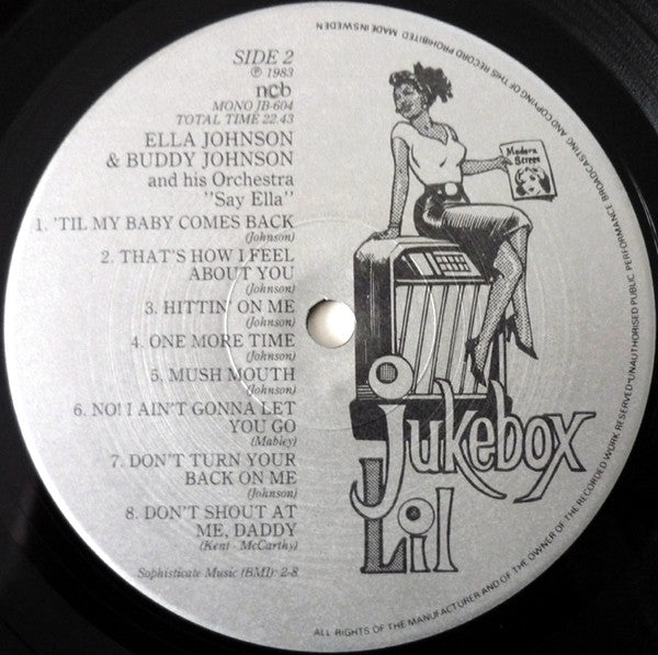 Ella Johnson - Say Ella (Vinyl, LP, Compilation, Mono) Very Good (VG) / Very Good Plus (VG+)