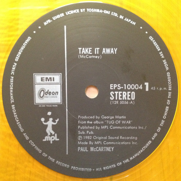 Paul McCartney - Take It Away (Vinyl, 12", 45 RPM, Single, Limited ...