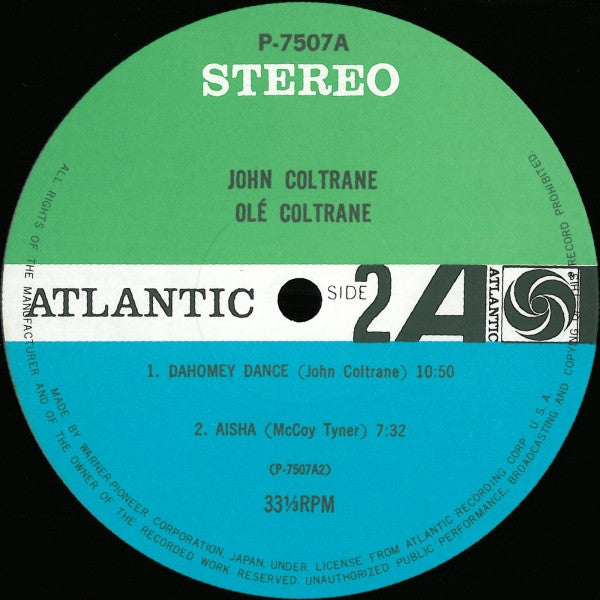 John Coltrane - Olé Coltrane (Vinyl, LP, Album, Reissue, Stereo) Very Good Plus (VG+) / Very Good Plus (VG+)