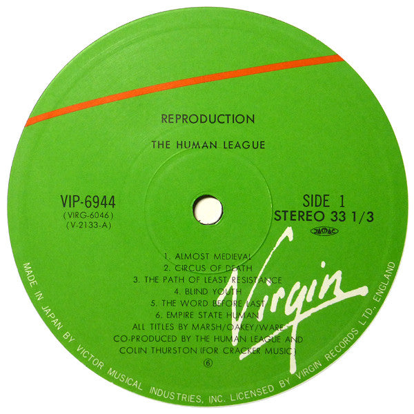 The Human League - Reproduction (Vinyl, LP, Album) Very Good Plus (VG+) / Very Good Plus (VG+)