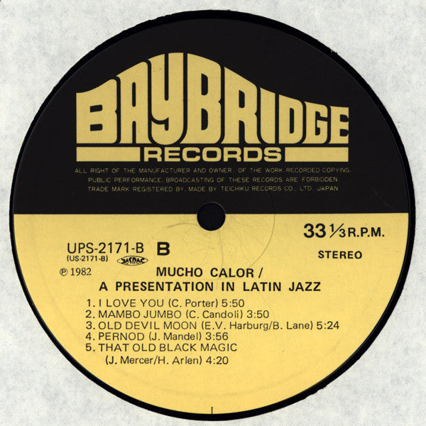 Conte Candoli - Mucho Calor (Much Heat) (Vinyl, LP, Album, Reissue,...