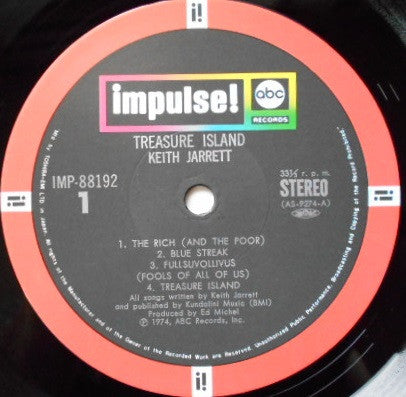 Keith Jarrett - Treasure Island (Vinyl, LP, Album)