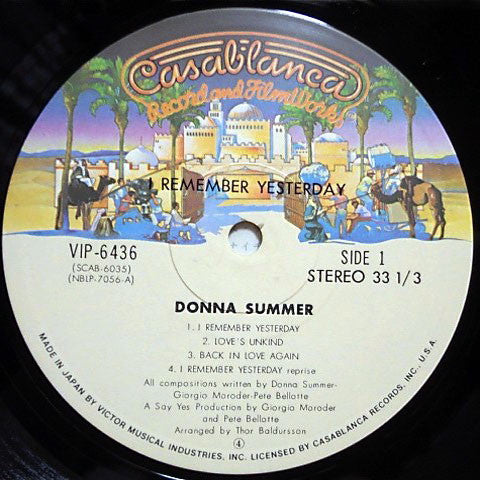 Donna Summer - I Remember Yesterday (Vinyl, LP, Album)