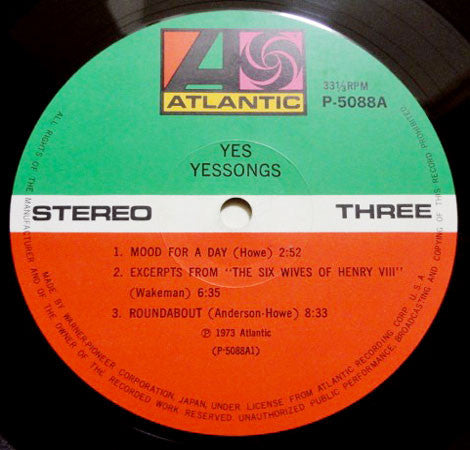 Yes - Yessongs (Vinyl, LP, Album)