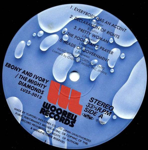 The Mighty Diamonds - Ebony And Ivory (Vinyl, LP, Album)