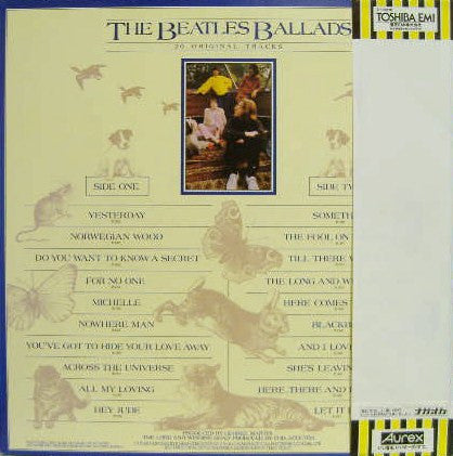 The Beatles - The Beatles Ballads (20 Original Tracks) (Vinyl, LP, Compilation, Stereo) Near Mint (NM or M-) / Near Mint (NM or M-)