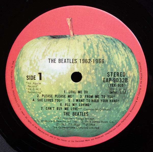The Beatles - 1962-1966 (2xVinyl, LP, Album, Compilation) Very Good Plus (VG+) / Very Good Plus (VG+)