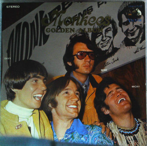 The Monkees - Golden Album =  ゴールデン・アルバム (Vinyl, LP, Album, Compilation, Stereo) Very Good (VG) / Very Good Plus (VG+)