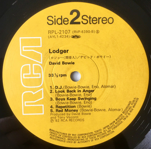 David Bowie - Lodger (Vinyl, LP, Album, Reissue)