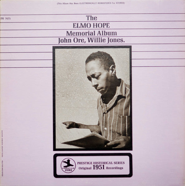 Elmo Hope - The Elmo Hope Memorial Album (Vinyl, LP, Album, Reissue, Remastered, Stereo) Very Good (VG) / Very Good Plus (VG+)