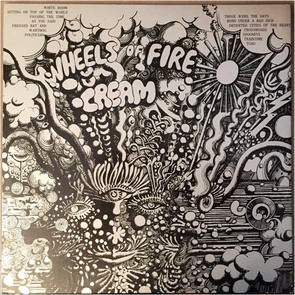 Cream (2) - Wheels Of Fire (2xVinyl, LP, Album, Reissue) Very Good Plus (VG+) / Very Good Plus (VG+)