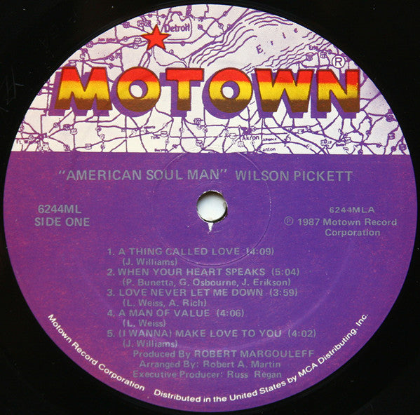 Wilson Pickett - American Soul Man (Vinyl, LP, Album) Very Good Plus (VG+) / Very Good (VG)