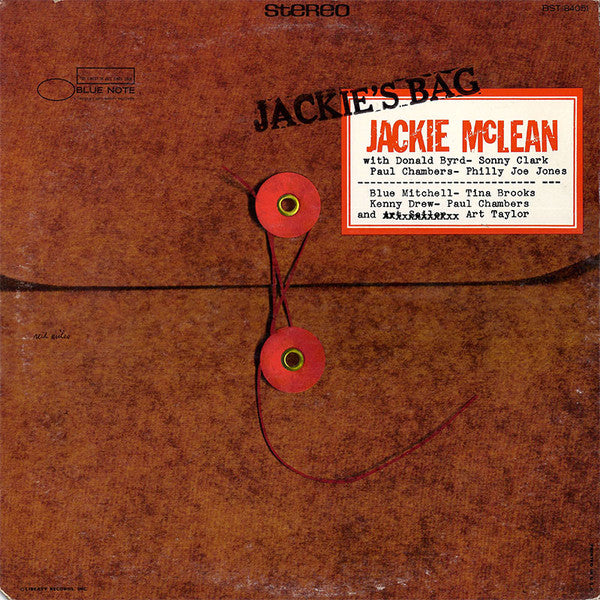 Jackie McLean - Jackie's Bag (Vinyl, LP, Album, Reissue, Stereo) Very Good (VG) / Very Good (VG)