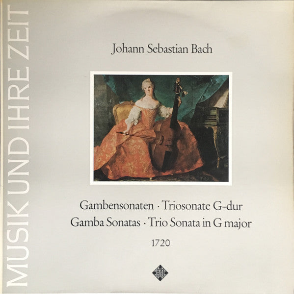 Nikolaus Harnoncourt - Johann Sebastian Bach: Gamba Sonatas - Trio Sonata in G major (Vinyl, LP, Album, Reissue, Stereo) Very Good Plus (VG+) / Very Good Plus (VG+)