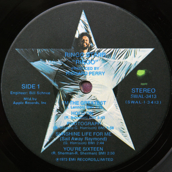 Ringo Starr - Ringo (Vinyl, LP, Album, Repress, Stereo) Very Good (VG) / Very Good (VG)