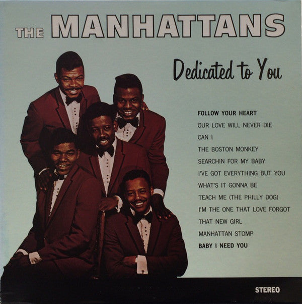Manhattans - Dedicated To You (Vinyl, LP, Album, Reissue) Very Good Plus (VG+) / Very Good Plus (VG+)