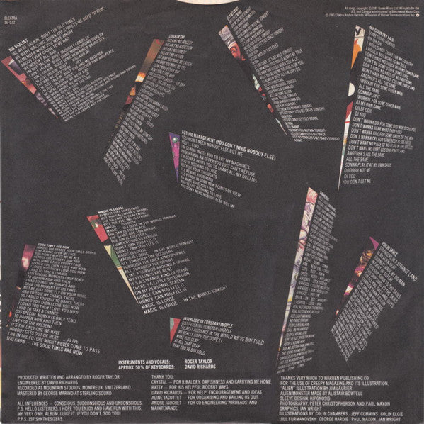 Roger Taylor - Roger Taylor's Fun In Space (Vinyl, LP, Album) Very Good Plus (VG+) / Very Good Plus (VG+)