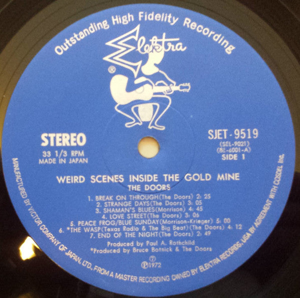 The Doors - Weird Scenes Inside The Gold Mine (2xVinyl, LP, Compilation) Very Good Plus (VG+) / Poor (P)