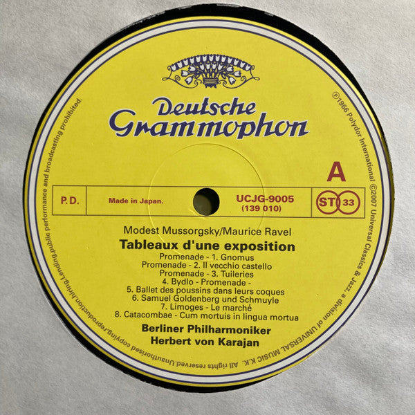 Maurice Ravel - Bolero / Pictures At An Exhibition (Vinyl, LP, Reissue, Stereo) Very Good Plus (VG+) / Near Mint (NM or M-)