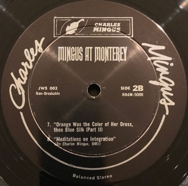Charles Mingus - Mingus At Monterey (2xVinyl, LP, Album, Reissue, Mono) Good Plus (G+) / Fair (F)