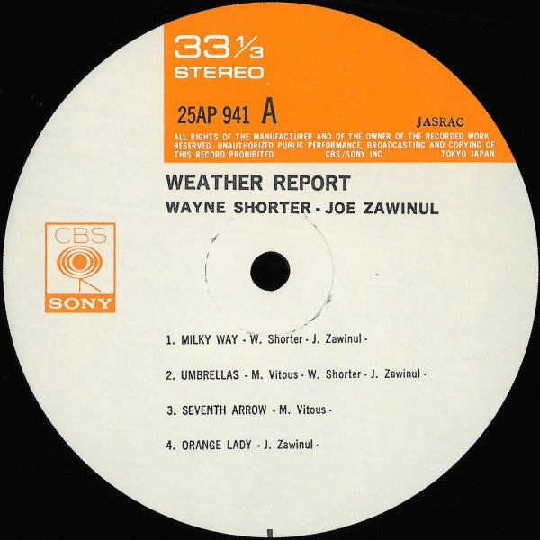 Weather Report - Weather Report (Vinyl, LP, Album, Reissue)
