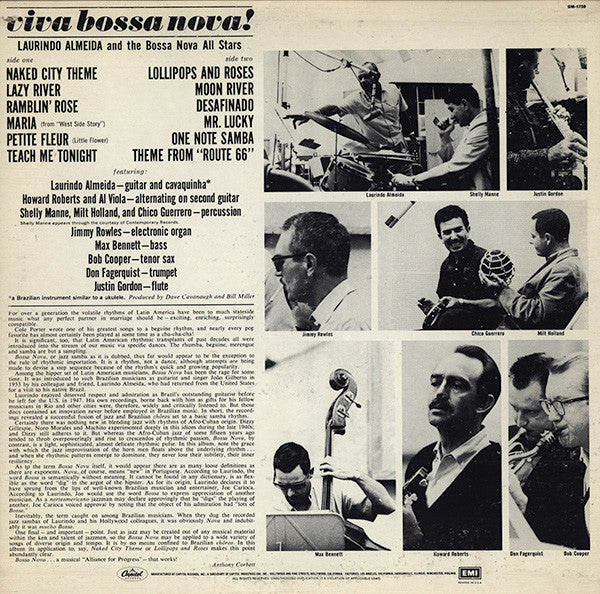 Laurindo Almeida & The Bossa Nova Allstars - Viva Bossa Nova! (Viny...