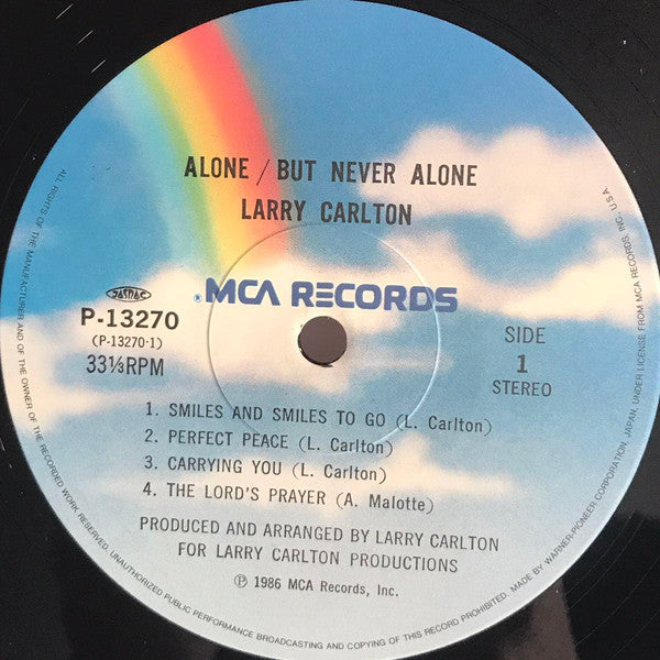 Larry Carlton - Alone/But Never Alone (Vinyl, LP, Album) Very Good (VG) / Very Good (VG)