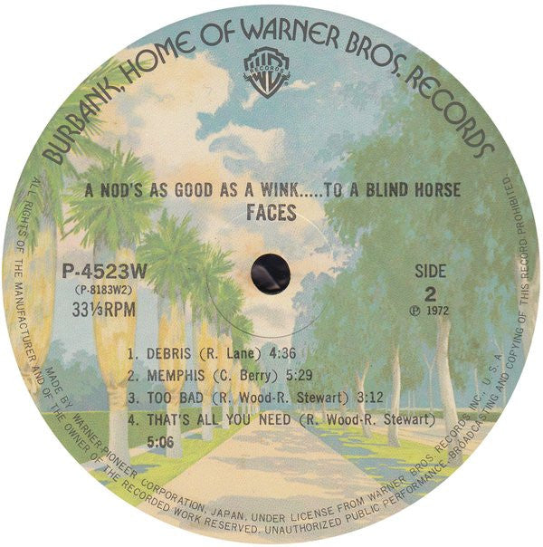 Faces (3) - A Nod's As Good As A Wink...To A Blind Horse (Vinyl, LP...