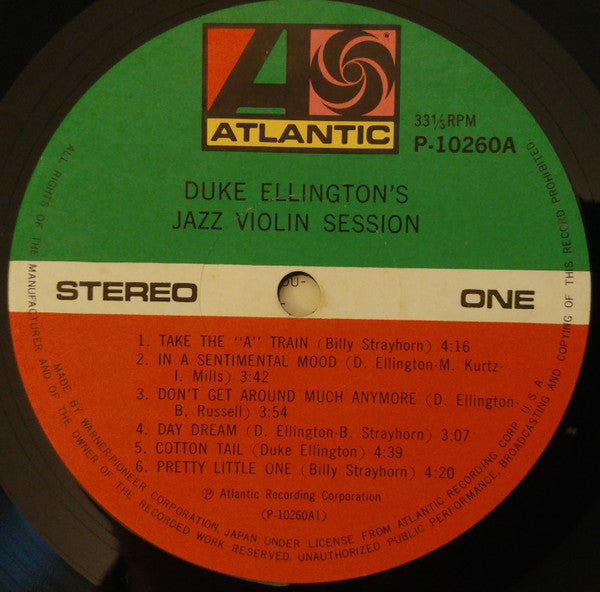 Duke Ellington - Duke Ellington's Jazz Violin Session (Vinyl, LP, Stereo) Near Mint (NM or M-) / Very Good Plus (VG+)