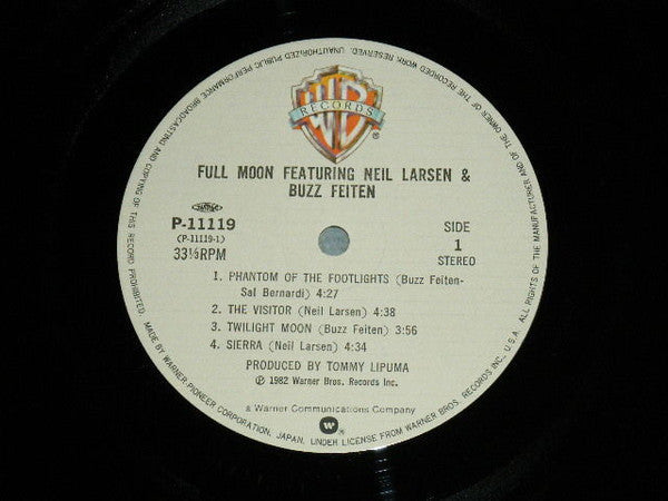 Full Moon (5) - Full Moon (Vinyl, LP, Album) Very Good Plus (VG+) / Very Good Plus (VG+)