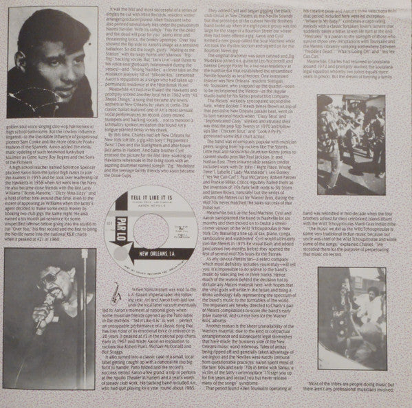 The Neville Brothers - Treacherous: A History Of The Neville Brothers (1955 -1985) (2xVinyl, LP, Compilation) Good Plus (G+) / Very Good (VG)