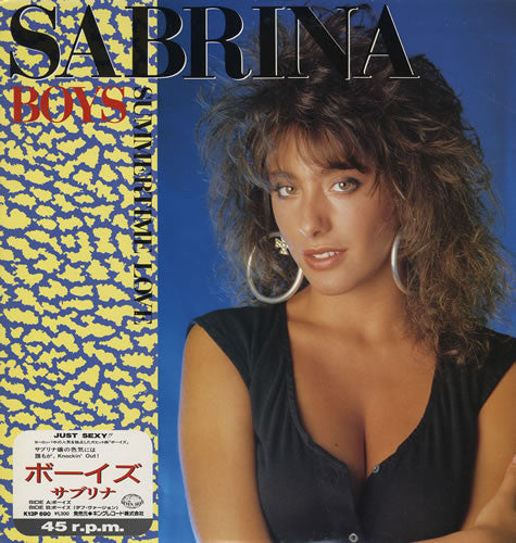 Sabrina - Boys (Summertime Love) (Vinyl, 12", 45 RPM) Good Plus (G+) / Very Good Plus (VG+)