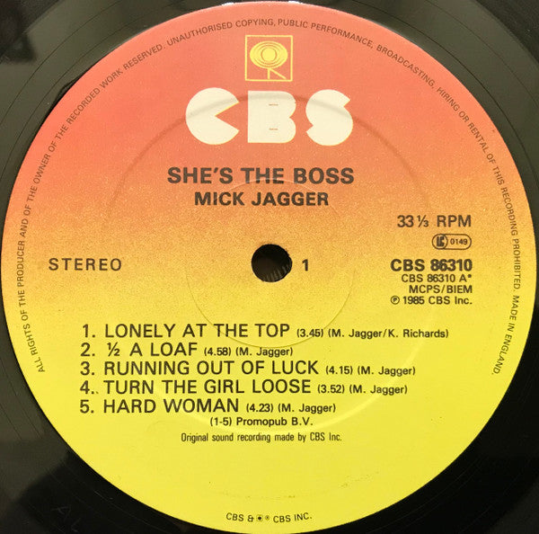 Mick Jagger - She's The Boss (Vinyl, LP, Album)