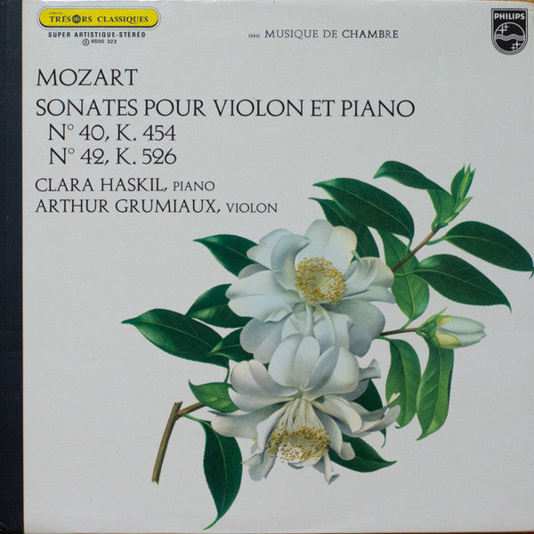 Wolfgang Amadeus Mozart - Sonates Pour Violon Et Piano Nº 40, K. 454 & Nº 42, K. 526 (Vinyl, LP, Reissue) Near Mint (NM or M-) / Very Good Plus (VG+)