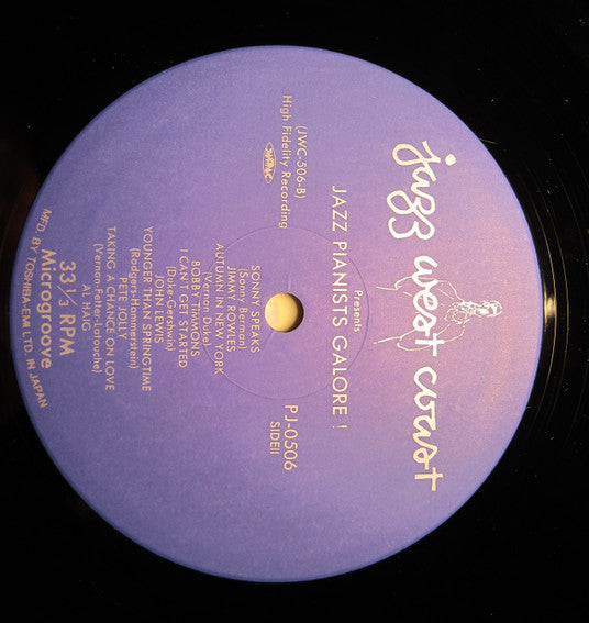 Various - Jazz Pianists Galore (Vinyl, LP)