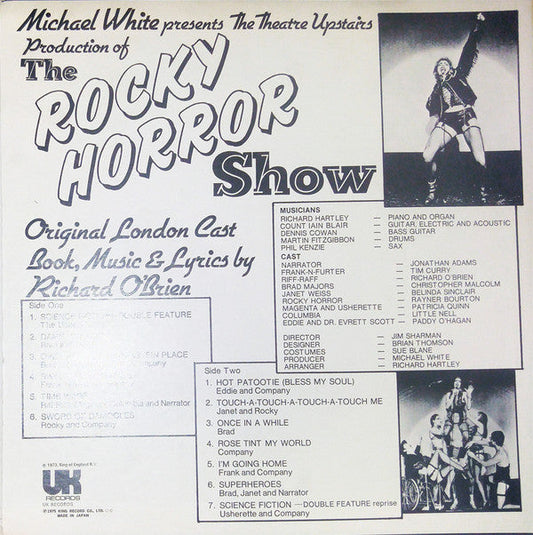 "The Rocky Horror Show" Original London Cast - The Rocky Horror Show (Vinyl, LP, Album, Reissue) Very Good Plus (VG+) / Very Good (VG)
