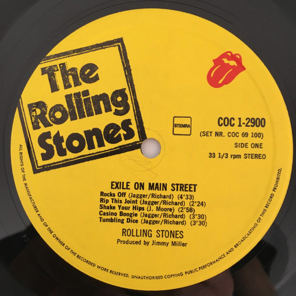 The Rolling Stones - Exile On Main St. (2xVinyl, LP, Album) Very Good Plus (VG+) / Good Plus (G+)