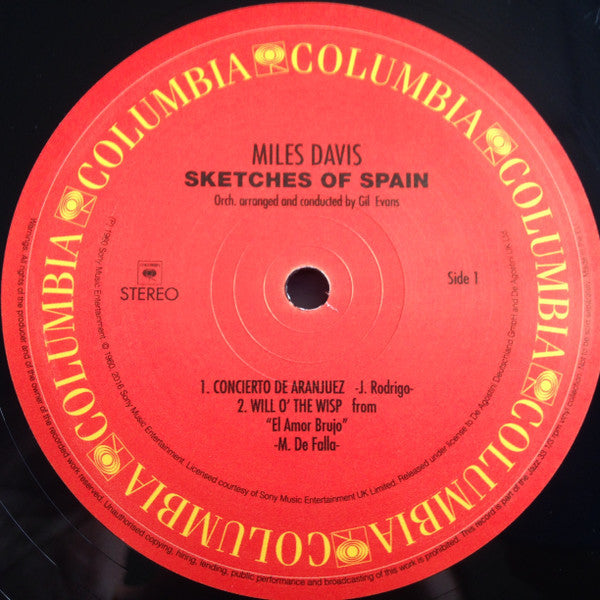 Miles Davis - Sketches Of Spain (Vinyl, LP, Album, Reissue)