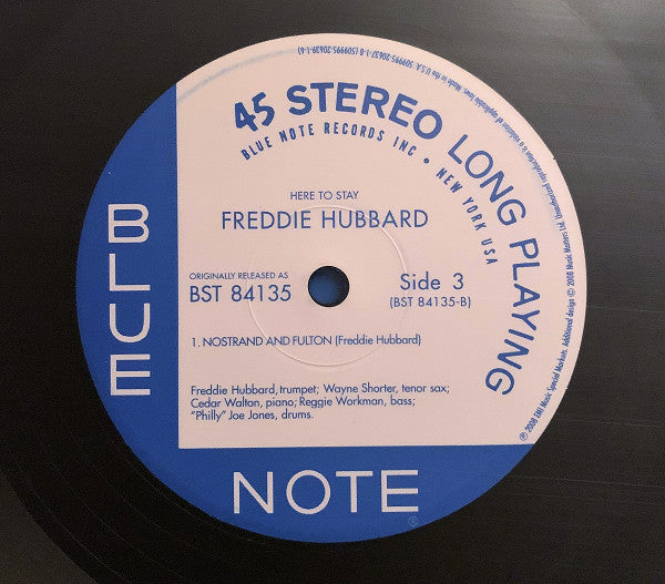 Freddie Hubbard - Here To Stay (2xVinyl, 12", 45 RPM, Album, Reissue, Remastered, Limited Edition) Very Good Plus (VG+) / Near Mint (NM or M-)