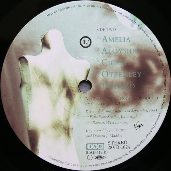 Cocteau Twins - Treasure (Vinyl, LP, Album) Near Mint (NM or M-) / Very Good Plus (VG+)