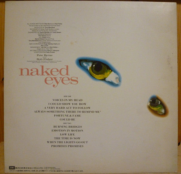Naked Eyes - Burning Bridges (Vinyl, LP, Album, Stereo)