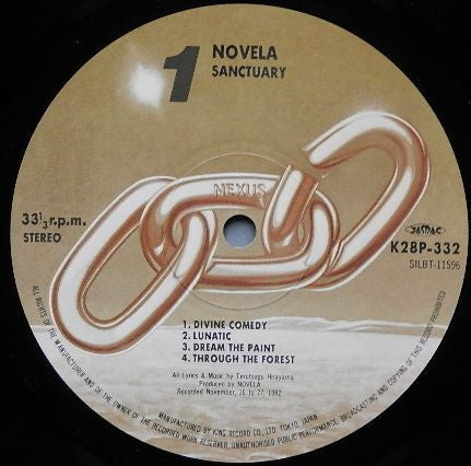Novela - Sanctuary (Vinyl, LP, Album) Very Good Plus (VG+) / Very Good Plus (VG+)