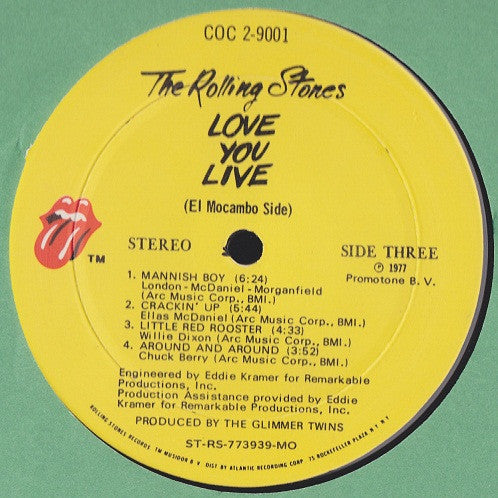 The Rolling Stones - Love You Live (2xVinyl, LP, Album, Stereo) Near Mint (NM or M-) / Very Good Plus (VG+)