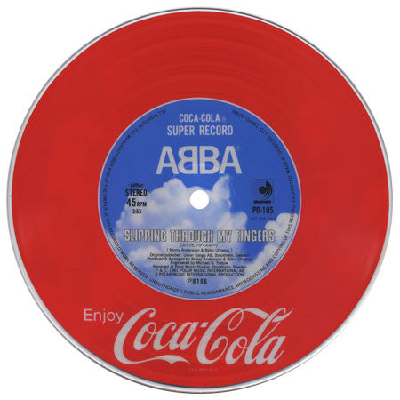 ABBA - Slipping Through My Fingers (Vinyl, 7", 45 RPM, Single Sided, Single, Picture Disc, Promo, Stereo) Very Good Plus (VG+) / Very Good (VG)
