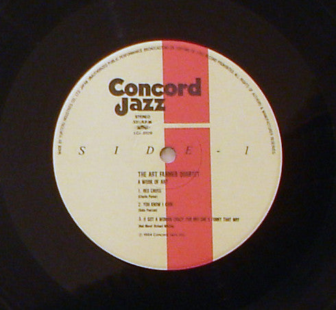 Art Farmer Quartet - A Work Of Art (Vinyl, LP, Album) Very Good Plus (VG+) / Very Good Plus (VG+)