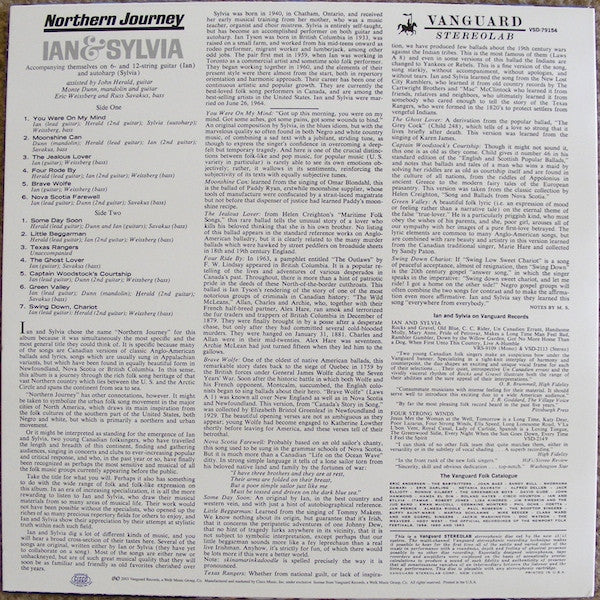 Ian & Sylvia - Northern Journey (Vinyl, LP, Album, Limited Edition, Reissue, Remastered) Near Mint (NM or M-) / Near Mint (NM or M-)