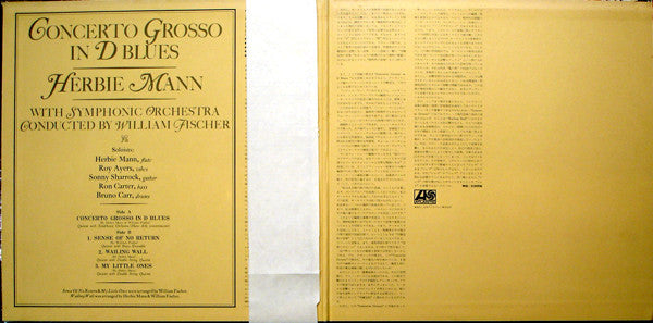 Herbie Mann - Concerto Grosso In D Blues (Vinyl, LP, Album)