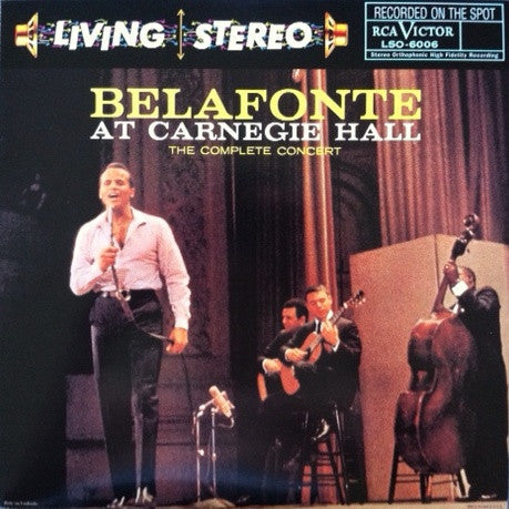 Harry Belafonte - Belafonte At Carnegie Hall: The Complete Concert (2xVinyl, LP, Reissue, Stereo) Very Good Plus (VG+) / Very Good Plus (VG+)