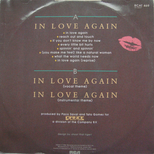 Band Of Gold - In Love Again (Vinyl, 12", 45 RPM) Very Good Plus (VG+) / Very Good (VG)